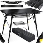 KESSER&reg; Campingtisch faltbar Klapptisch mit Aluminiumrahmen Aufrollbare Tischplatte