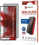 Displex Privacy Full Cover Panzerglas (10H) f&uuml;r Samsung Galaxy S23 Ultra,