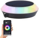 Lunartec Smarte Solarleuchten: Smarte Solar-Outdoor-Leuchte, RGB-CCT-LEDs, PIR,