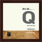 nielsen Bilderrahmen, 20 x 20 cm, Holz, Weng&eacute;, Fotorahmen zum Auftstellen und