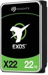 Seagate Exos X22 Enterprise, 22TB HDD, CMR 3.5", Hyperscale SATA 6GB/s, 7.200...