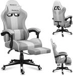 Huzaro Force 4.7 Gaming Stuhl - Ergonomischer B&uuml;rostuhl & PC Stuhl &ndash; Wei&szlig; 