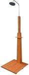 vidaXL Gartendusche Eukalyptus Holz Stahl Au&szlig;endusche Pooldusche Campingdusche