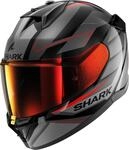 SHARK, Integraler Motorradhelm D-SKWAL 3 SIZLER Black / Grey / Red KAR, XL