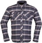 Modeka Nooner Motorrad Hemd, blau/creme, L