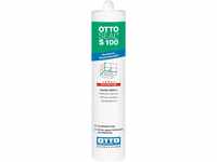 OTTOSEAL S 100 Premium-Sanitär-Silikon 300 ml Kartusche C8687 matt weiss