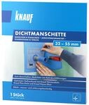 Knauf Dichtmanschette zum dauerhaften Abdichten von Rohrdurchf&uuml;hrungen, f&uuml;r 32 - 55