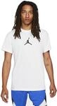 NIKE CW5190-102 M J Jumpman DF SS Crew T-Shirt Herren White/Black Gr&ouml;&szlig;e S