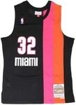 Mitchell & Ness Herren 2.0 Miami T Shirt, Black / Black, L EU