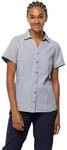 Jack Wolfskin Damen Kepler W Shirt Shortsleeve, Night Blue Checks, M EU