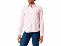 GANT Damen Reg Broadcloth Striped Shirt Klassisches Hemd, Putty, 38 EU