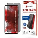 Displex Premium Schutzglas f&uuml;r Samsung Galaxy S22/S23, Eco-Montagerahmen, volle