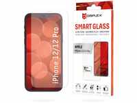 Displex Smart Glass (9H) für Apple iPhone 12/12 Pro, Montagesticker, unzerbrechlich,