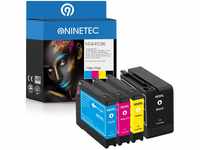 NINETEC 4 Druckerpatronen kompatibel mit HP 953XL für HP OfficeJet Pro 7700...