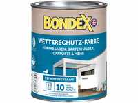 Bondex Wetterschutz Farbe Weiß 0,75 L für 7 m² | Extreme Deckkraft |...