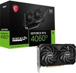MSI GeForce RTX 4060 Ti Ventus 2X Black 8G OC Grafikkarte -NVIDIA RTX 4060 Ti, 8 GB