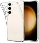 Spigen Liquid Crystal H&uuml;lle Kompatibel mit Samsung Galaxy S23 5G -Crystal Clear