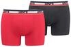 Levi's Herren Boxer Underwear, Red/Black, S