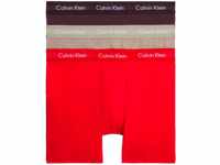 Calvin Klein Herren 3er Pack Boxer Briefs Baumwolle mit Stretch, Mehrfarbig (Pwr