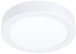 EGLO LED Deckenleuchte Fueva 5, &Oslash; 16 cm, 1 flammige Aufbauleuchte aus Stahl und