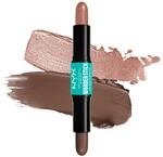 NYX Professional Makeup Stick Highlight und Kontur, Doppelspitze, Definition und