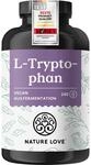 NATURE LOVE&reg; L-Tryptophan - 240 Kapseln, laborgepr&uuml;ft, hochdosiert mit 500 mg je