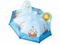 Heless 183 - Regen-Schirm für Puppen im Design Segelfreunde, idealer Schutz bei