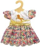 Heless 1231 - Puppenkleidung im Design Einhorn Goldy, Glitzerkleid mit schimmernden