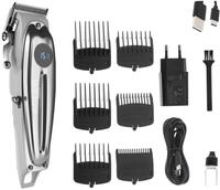 Adler AD 2831 Haarschneider, 100 W, 6 Aufs&auml;tze, Haarschneidmaschine mit LCD-Anzeige,