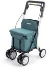 Carlett Rollator und Einkaufstrolley mit Sitz, EU-Medizinprodukt, 29 L Tasche bis 15