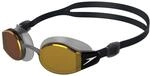 Speedo Erwachsene Unisex Mariner Pro Verspiegelte Schwimmbrille, Schwarz/Orange,
