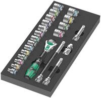 Wera 05150111001 9721 Schaumstoffeinlage, 8000 B Zyklop Knarre 3/8" Set 1,...