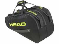 HEAD Base Padel Bag Padeltasche, schwarz/gelb, M