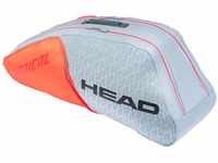 HEAD Radical 6R Tennistasche, grau/orange, 6 Racquets