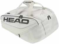 HEAD Unisex – Erwachsene Pro X Padel Bag Padeltasche, weiß/schwarz, L