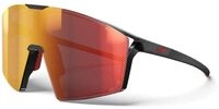 Julbo Unisex Edge Sonnenbrille, Matt Schwarz/Rot, One Size