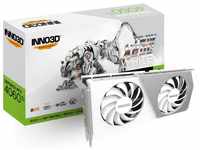 Inno3D GeForce RTX 4060 Ti Twin X2 OC White 8GB GDDR6 - N406T2-08D6X-171153W
