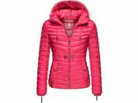 MARIKOO Damen Übergangsjacke leichte Stepp-Jacke mit Kapuze Aniyaa Pink Gr. S