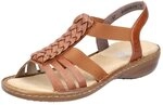 Rieker Damen Sandalen 60809-24 braun Gr. 39