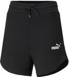 PUMA ESS 5" High Waist Shorts TR┃Sporthose f&uuml;r Damen, Puma Black, XS
