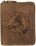Greenburry Vintage Sternzeichen Leder Geldb&ouml;rse 10 cm braun Standardgr&ouml;&szlig;e