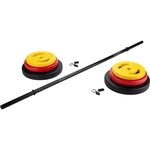 Pure2Improve Hantel-Set, Zement Langhantel-Set einschlie&szlig;lich 20kg, Aus Beton,