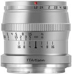 TTARTISAN 50mm f1.2 f&uuml;r Leica L Silber/Silver APS-C