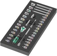 Wera 05150110001 9720 Schaumstoffeinlage, 8000 A Zyklop Knarre 1/4" Set 1,...
