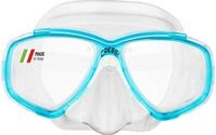 Cressi Perla Tauchbrille Erwachsene, Transparent/Aquamarin, Einzelne Maske