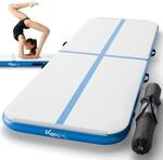KM KM Fit Turnmatte Aufblasbar Airtrack Gymnastikmatte 3M Tumbling Matte