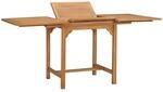 vidaXL Teak Massiv Gartentisch Ausziehbar Holztisch Esstisch Ausziehtisch