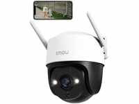 Imou 2K Überwachungskamera Aussen mit AI Personen-/Fahrzeugerkennung, 360°...