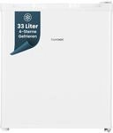 homeX Mini Gefrierschrank, Gefriertruhe klein - 33L Nutzinhalt, 4-Sterne Gefrierbox,