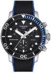 Tissot Seastar 1000 Chronograph, Blau, Schwarz, Modern